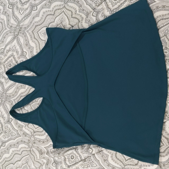 Under Armour Dark Teal Racerback Tank - Picture 2 of 3